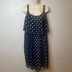 Flowy Polka Dot Summer Dress (S)